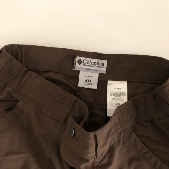 EUC Columbia Convertible Pants 34x30 - Picture 6 of 7